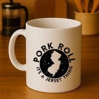 Pork Roll Ham Its A New Jersey Thing State Nj Foodie Coffee Mug thumb 4