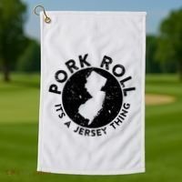 Pork Roll Ham Its A New Jersey Thing State Nj Foodie Golf Towel thumb 1