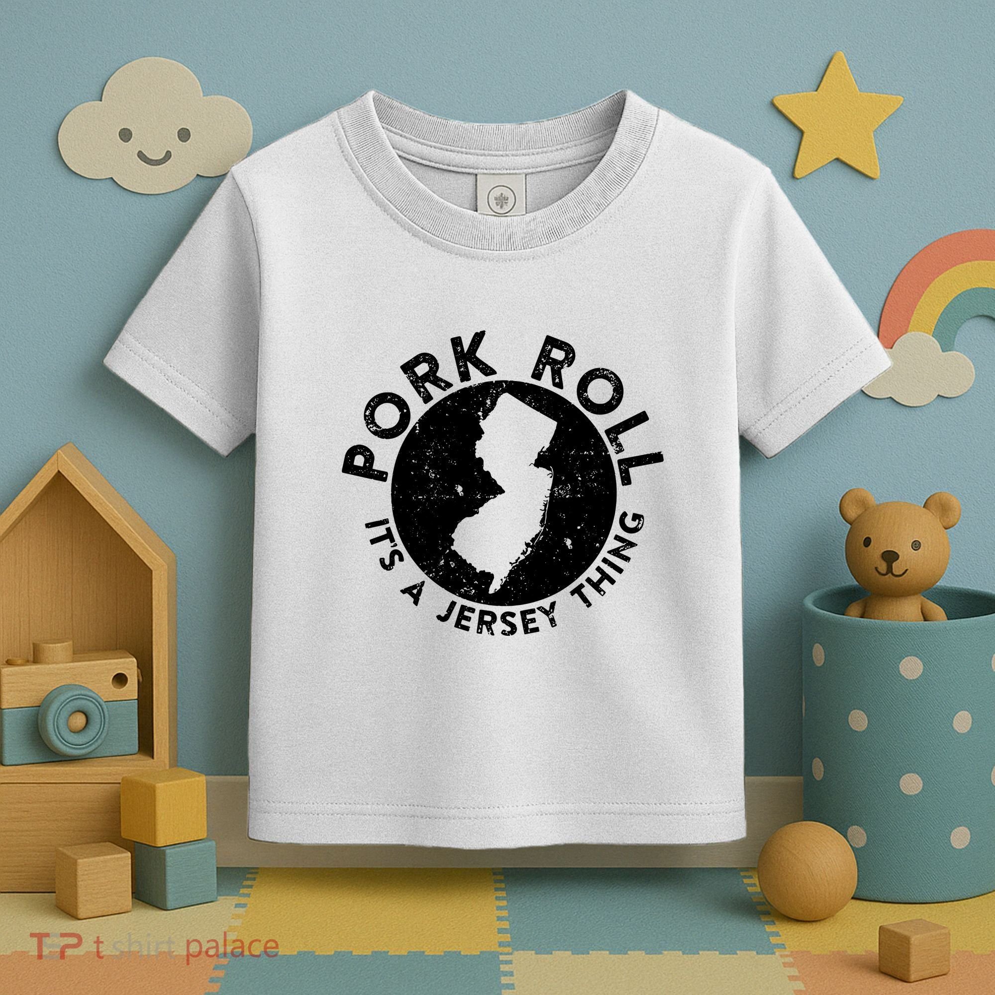 Pork Roll Ham Its A New Jersey Thing State Nj Foodie Toddler T-Shirt