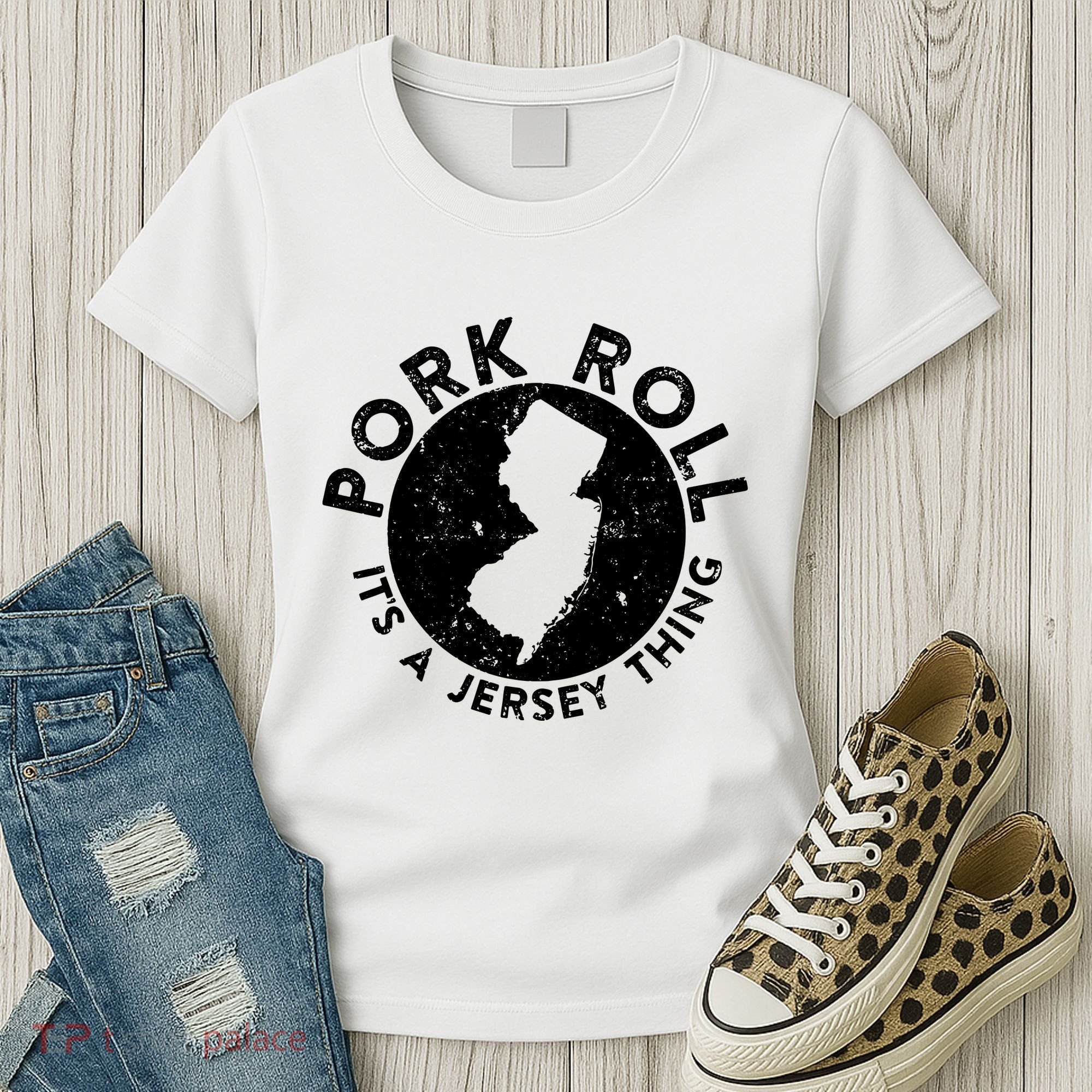 Pork Roll Ham Its A New Jersey Thing State Nj Foodie Women's T-Shirt