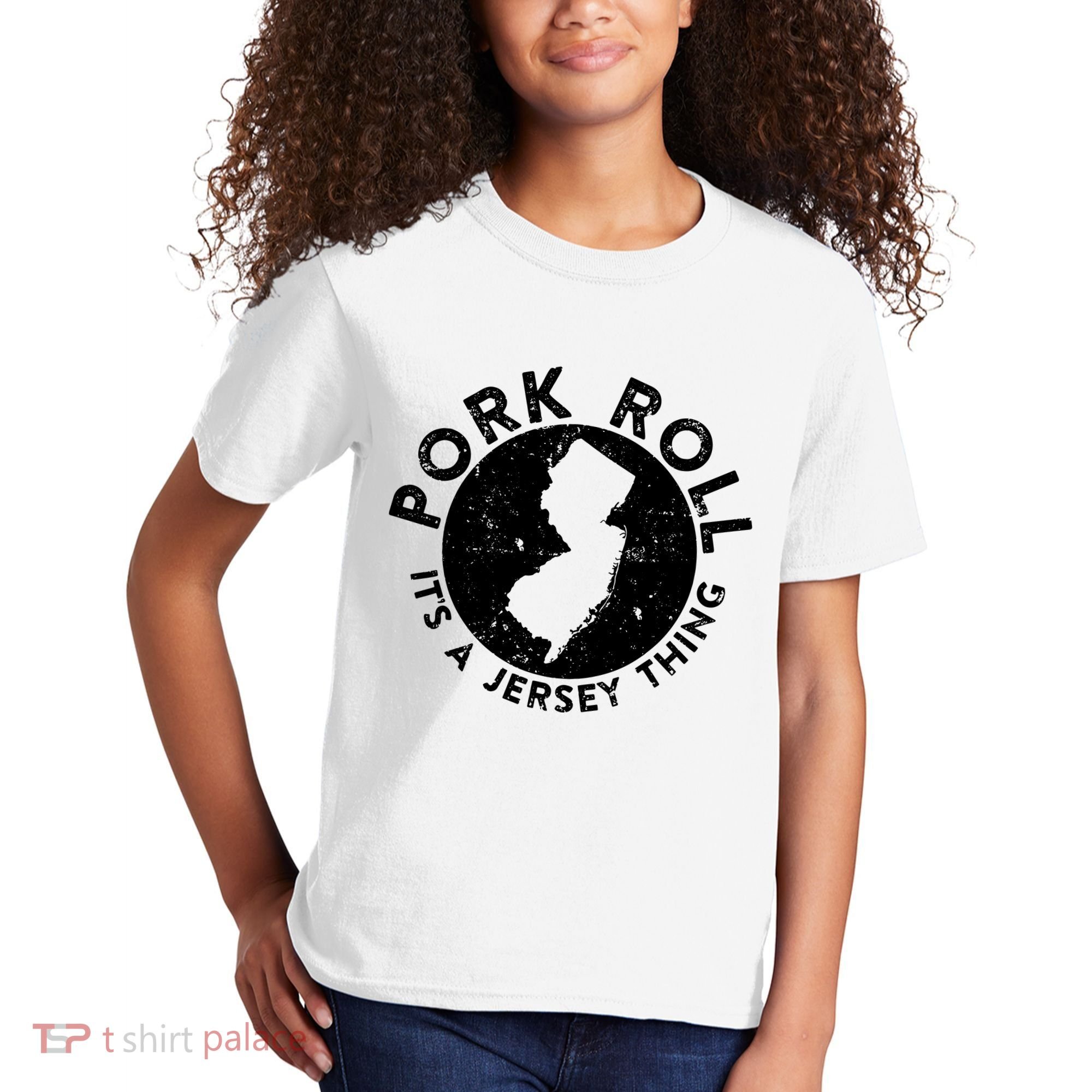 Pork Roll Ham Its A New Jersey Thing State Nj Foodie Kids T-Shirt
