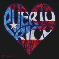 Puerto Rico Heart Button thumb 1