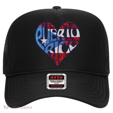 Puerto Rico Heart Hat