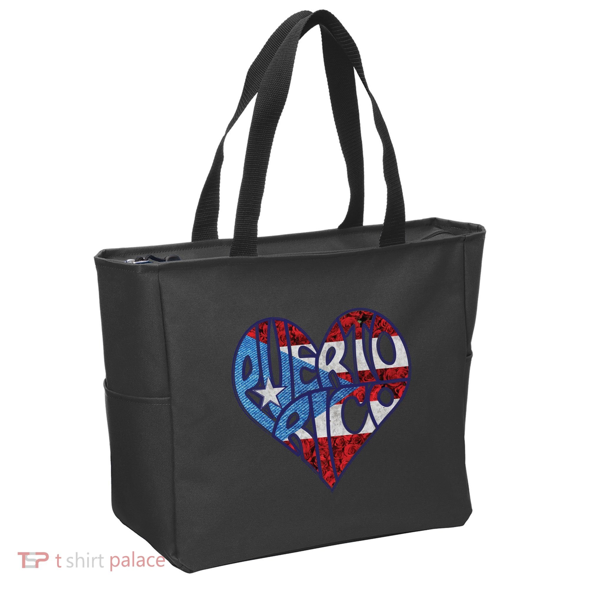 Puerto Rico Heart Tote Bag