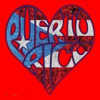 Puerto Rico Heart Santa Hat thumb 1