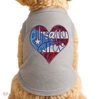 Puerto Rico Heart Doggie Tank thumb 0