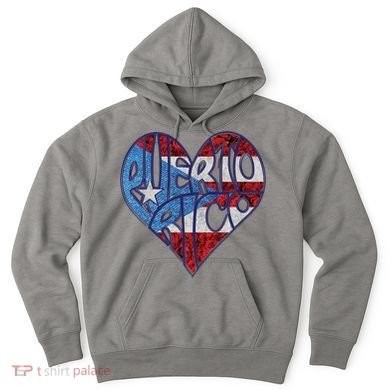 Puerto Rico Heart Hoodie
