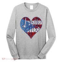 Puerto Rico Heart Long Sleeve Shirt thumb 0