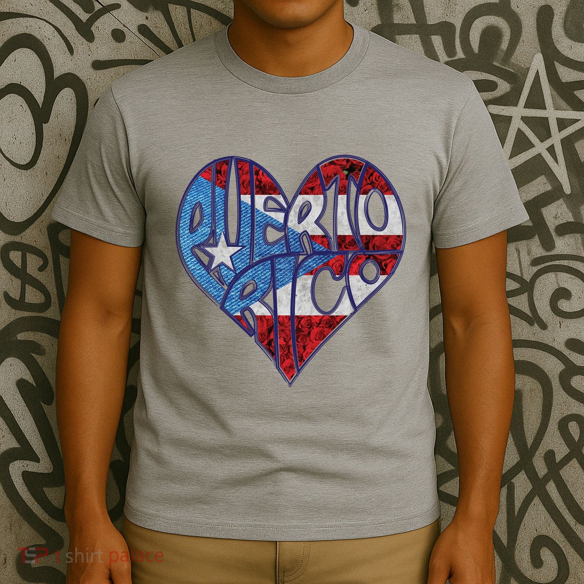 Puerto Rico Heart T-Shirt