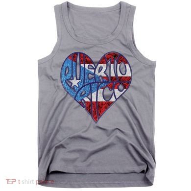 Puerto Rico Heart Tank Top