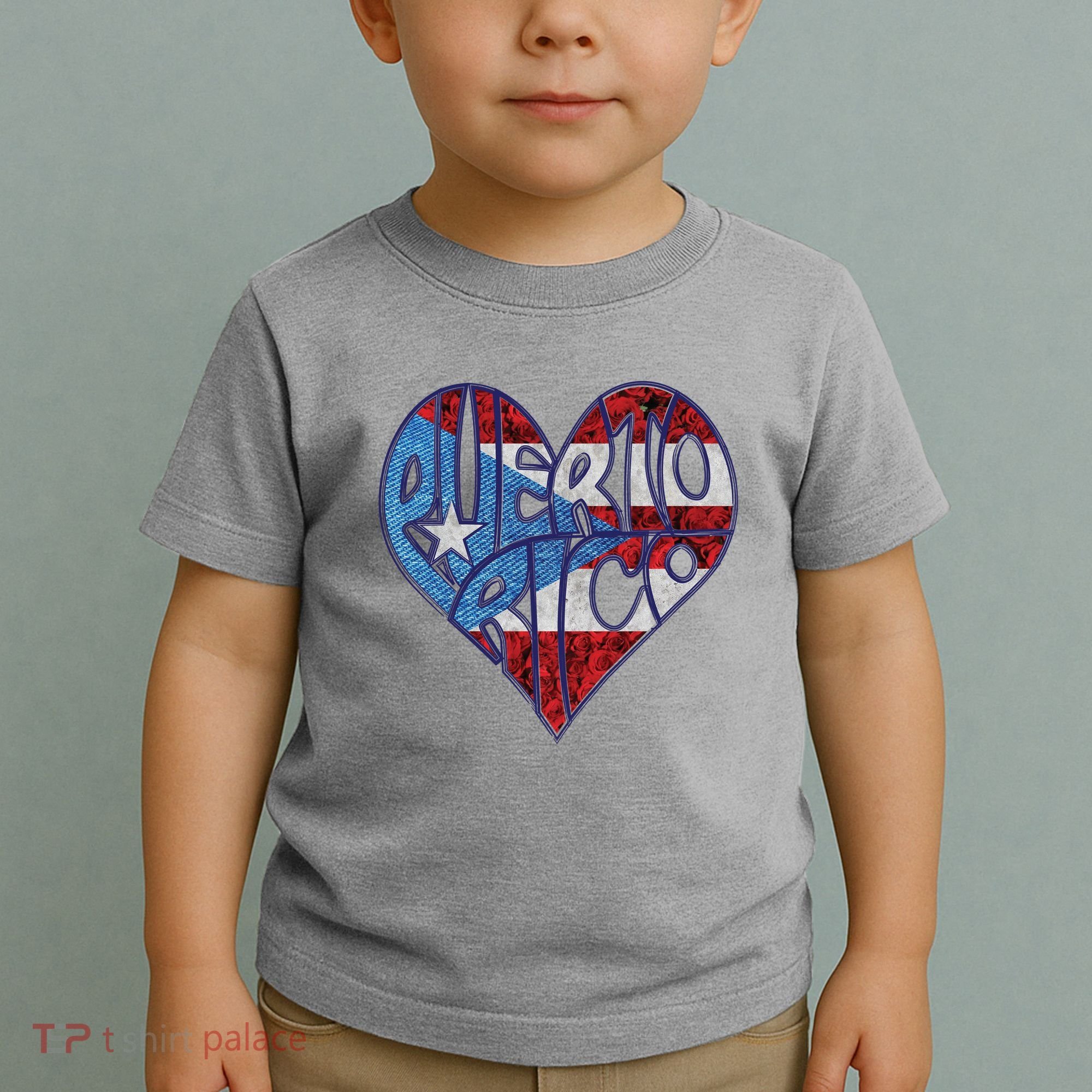 Puerto Rico Heart Toddler T-Shirt