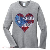 Puerto Rico Heart Women's Long Sleeve Shirt thumb 0