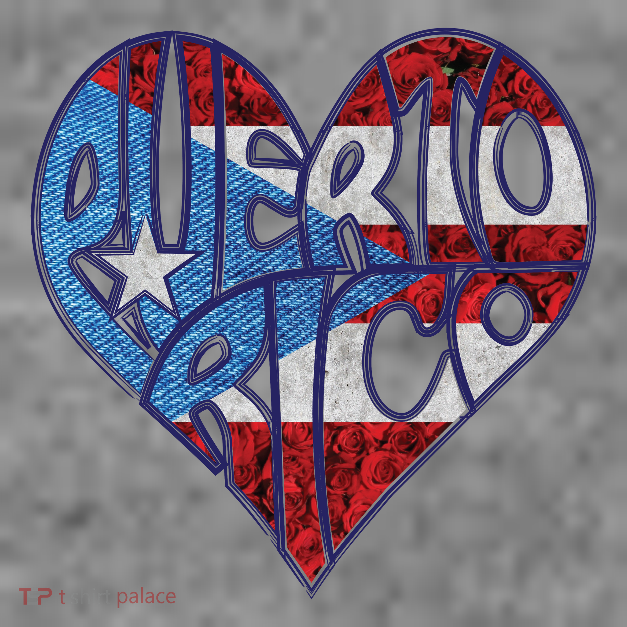 Puerto Rico Heart Women's T-Shirt