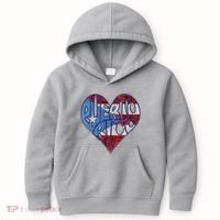 Puerto Rico Heart Kids Hoodie thumb 0