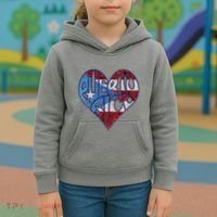 Puerto Rico Heart Kids Hoodie thumb 3