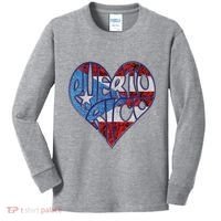 Puerto Rico Heart Kids Long Sleeve Shirt thumb 0