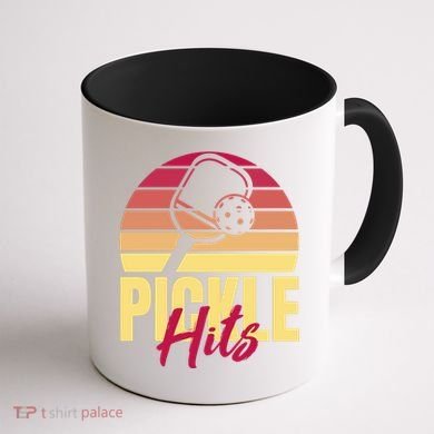 Pickleball Retro Hits Coffee Mug back