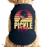 Pickleball Retro Hits Doggie Tank thumb 0