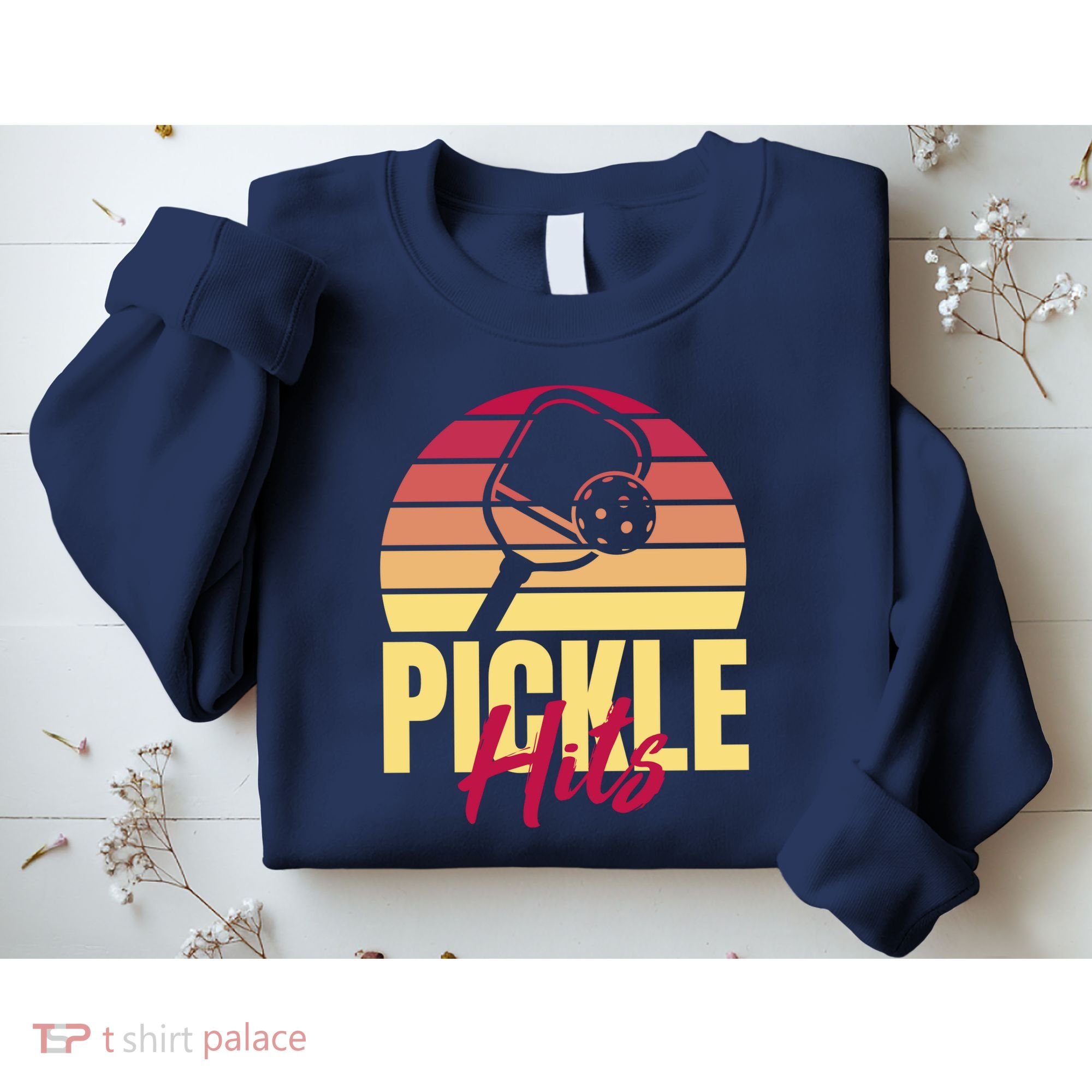 Pickleball Retro Hits Sweatshirt