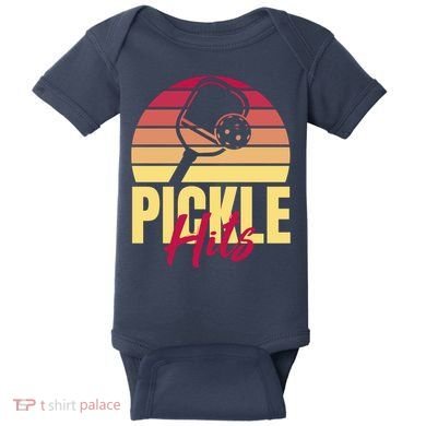 Pickleball Retro Hits Baby Bodysuit