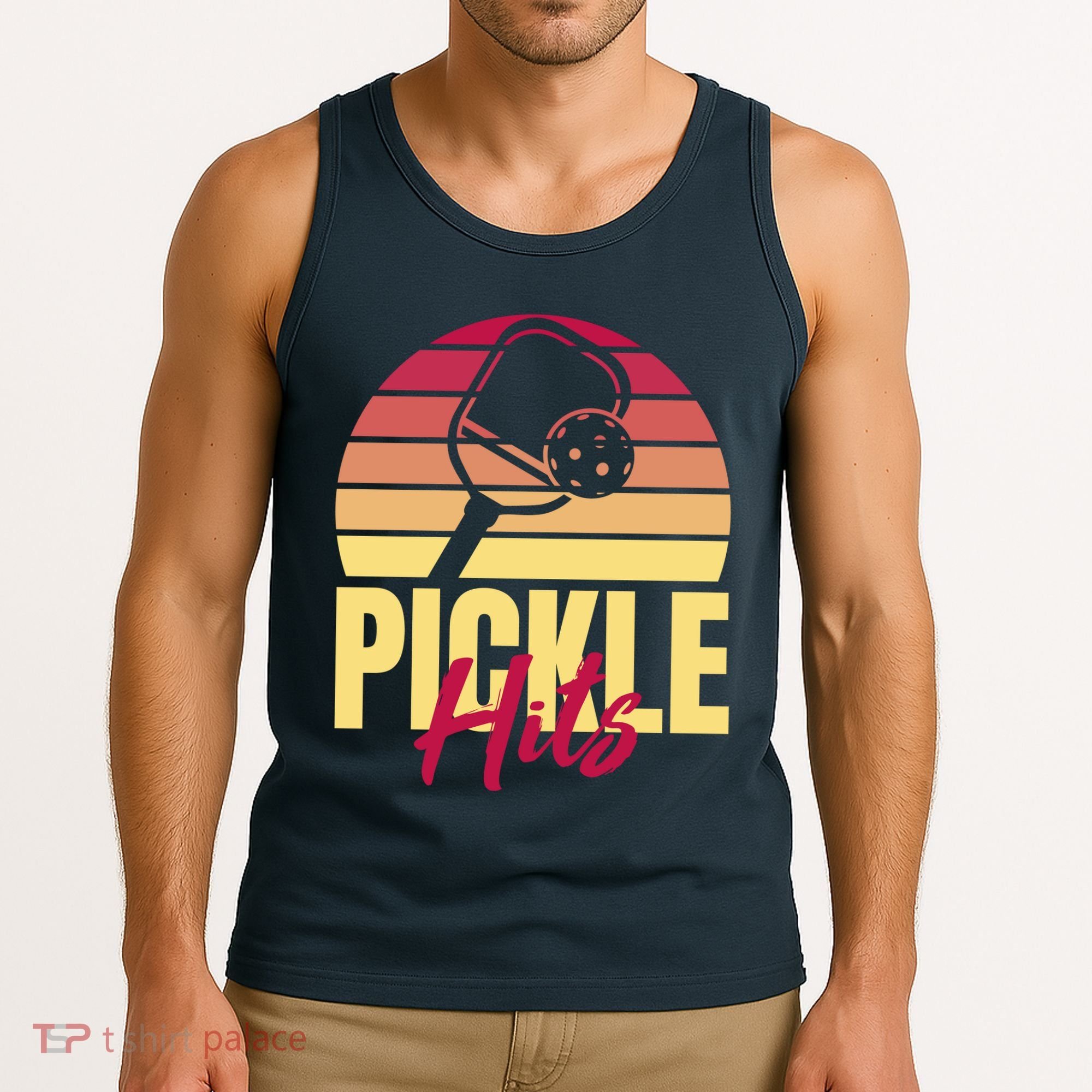 Pickleball Retro Hits Tank Top