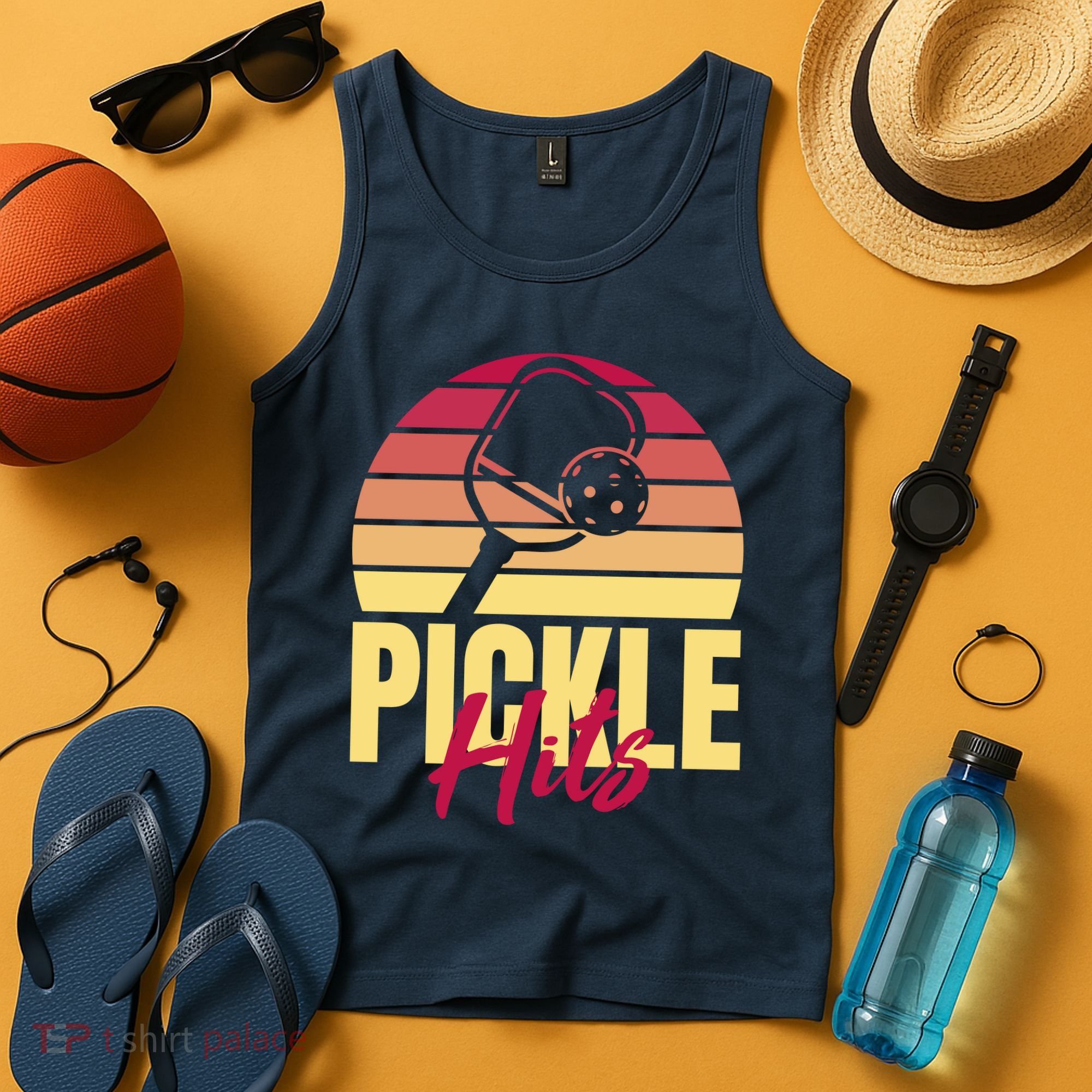 Pickleball Retro Hits Tank Top