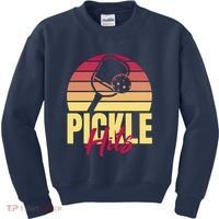 Pickleball Retro Hits Kids Sweatshirt thumb 0