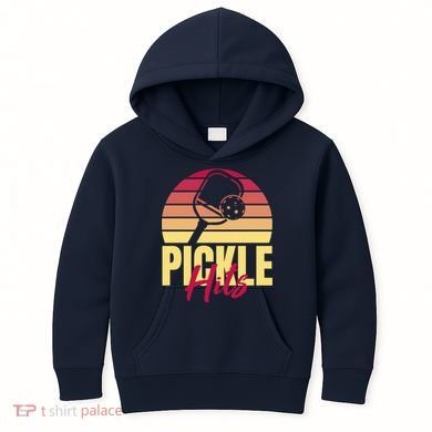 Pickleball Retro Hits Kids Hoodie