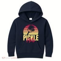 Pickleball Retro Hits Kids Hoodie thumb 0