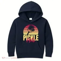 Pickleball Retro Hits Kids Hoodie thumb 0
