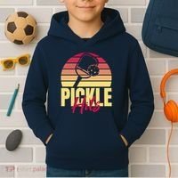 Pickleball Retro Hits Kids Hoodie thumb 2