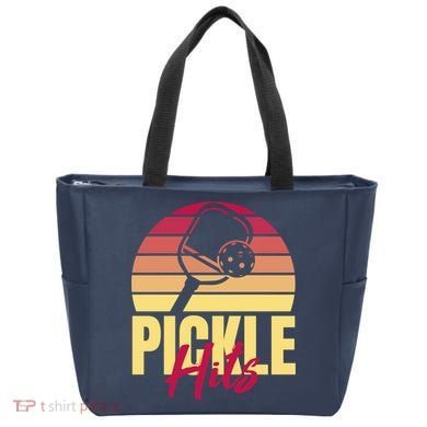 Pickleball Retro Hits Tote Bag