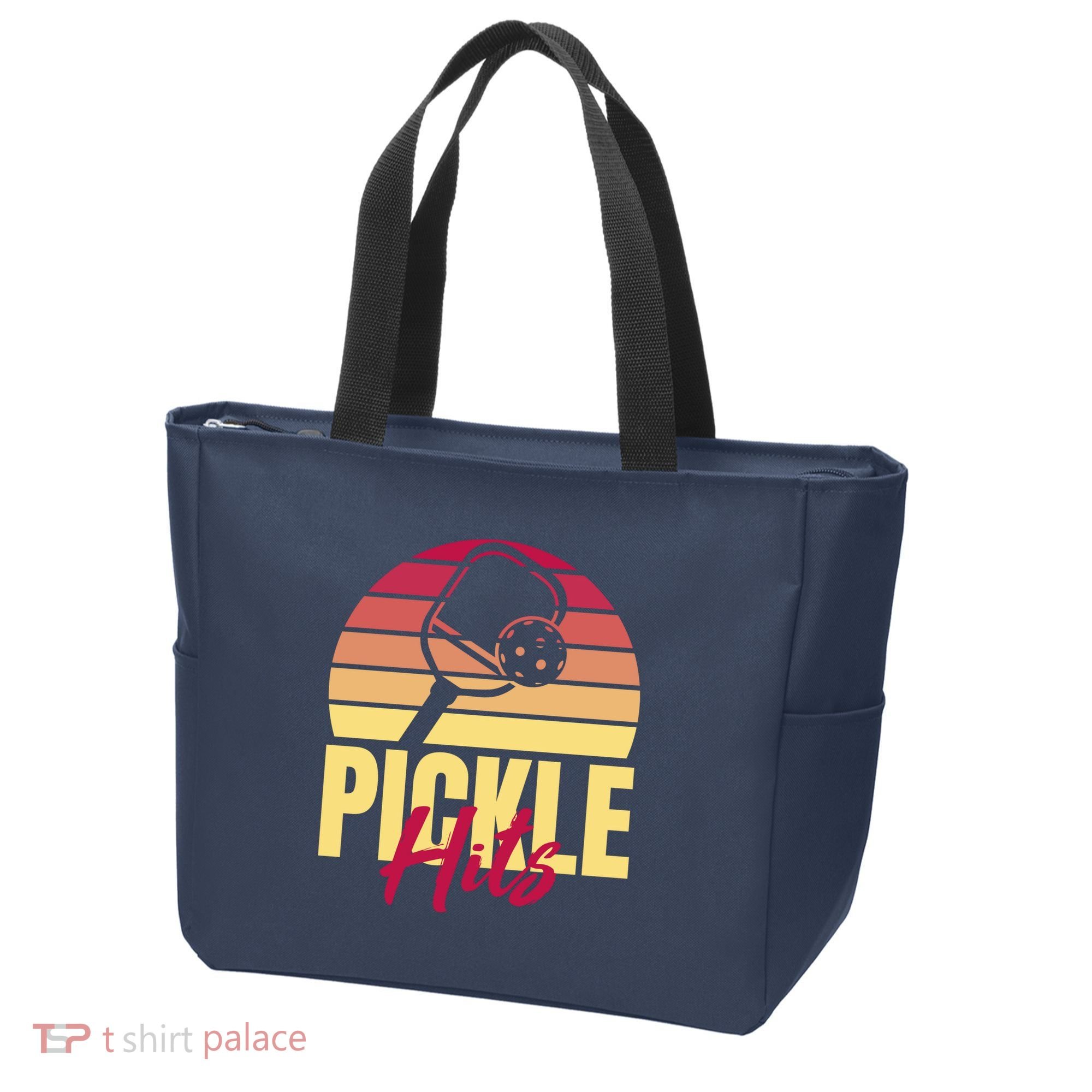 Pickleball Retro Hits Tote Bag