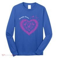 Purple Ribbon Heart Fibromyalgia Awareness Warrior Survivor Meaningful Gift Long Sleeve Shirt thumb 0