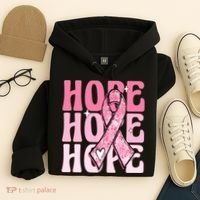 Pink Ribbon Hope Breast Cancer Hoodie thumb 4