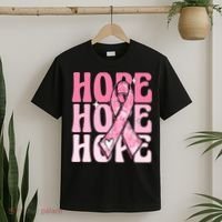 Pink Ribbon Hope Breast Cancer T-Shirt thumb 2