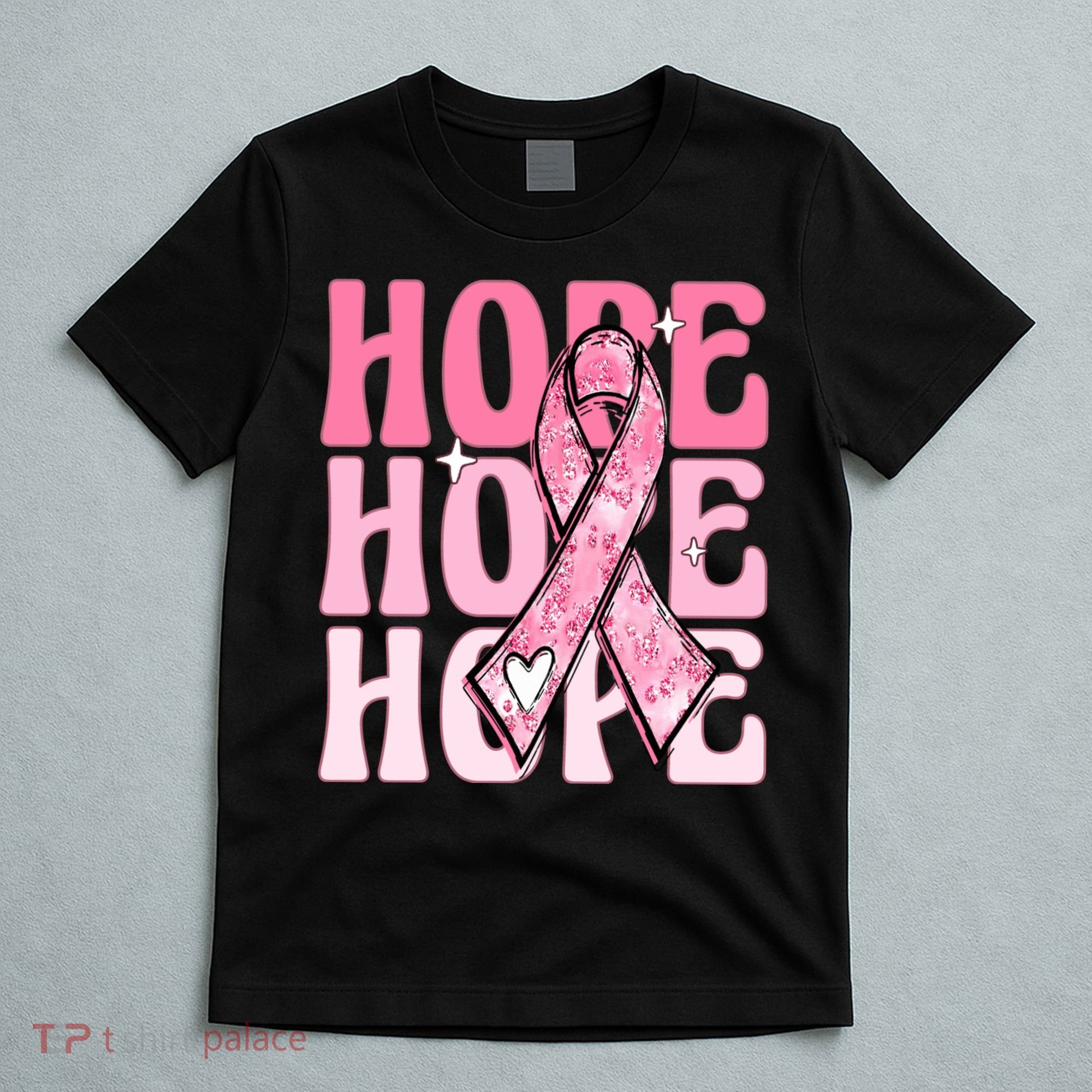 Pink Ribbon Hope Breast Cancer T-Shirt