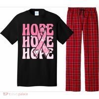 Pink Ribbon Hope Breast Cancer Pajama Set thumb 0