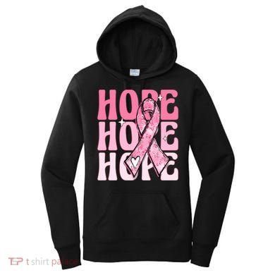 Pink Ribbon Hope Breast Cancer Women's Hoodie