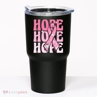 Pink Ribbon Hope Breast Cancer Tumbler thumb 0