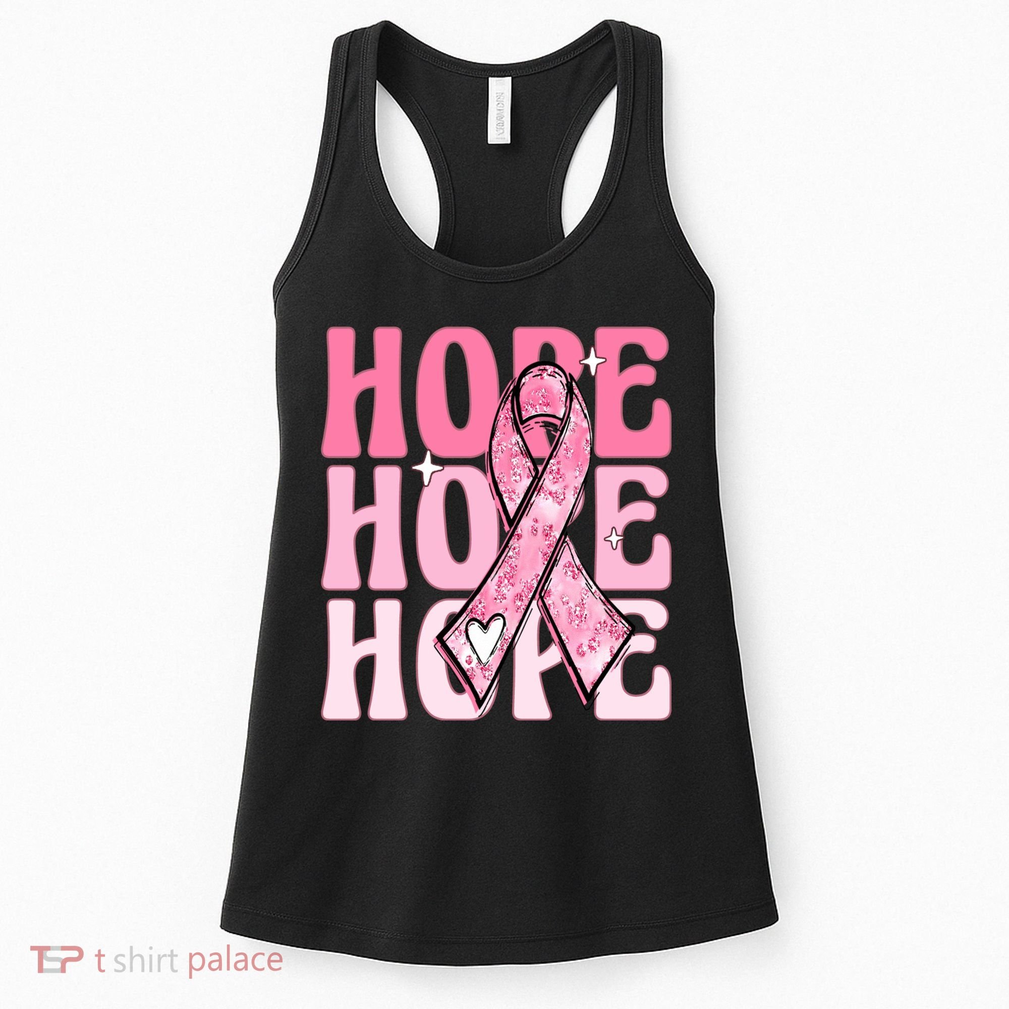 Pink Ribbon Hope Breast Cancer Women's Tank Top