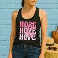Pink Ribbon Hope Breast Cancer Women's Tank Top thumb 2