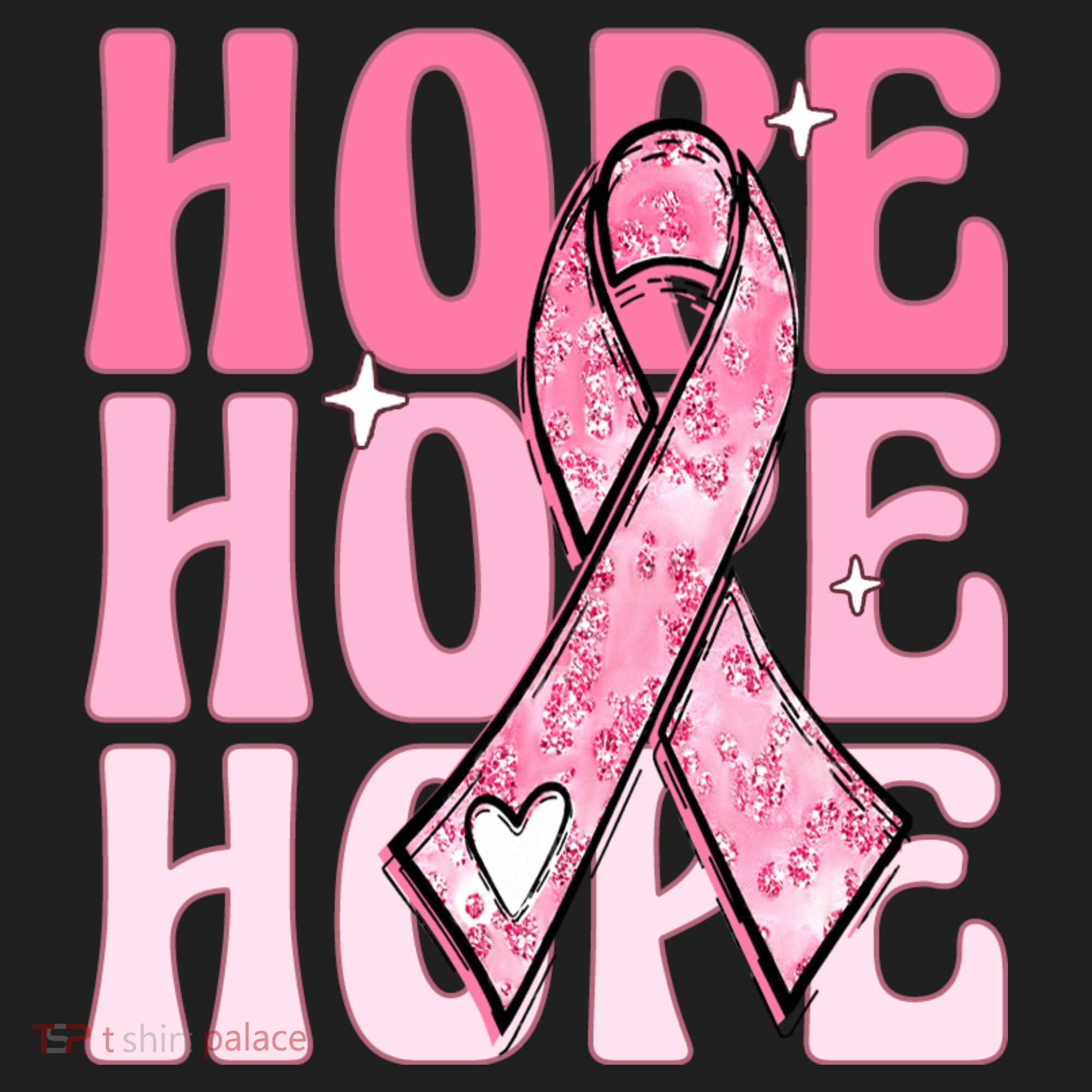 Pink Ribbon Hope Breast Cancer Hat