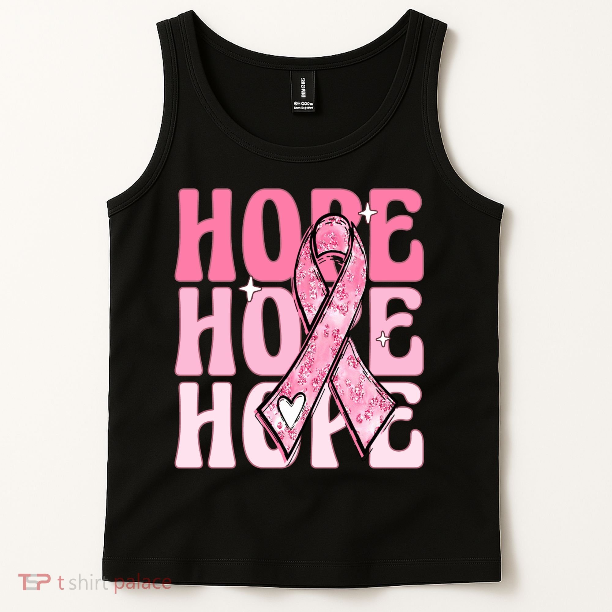 Pink Ribbon Hope Breast Cancer Tank Top