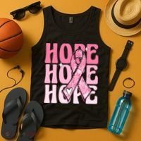 Pink Ribbon Hope Breast Cancer Tank Top thumb 4
