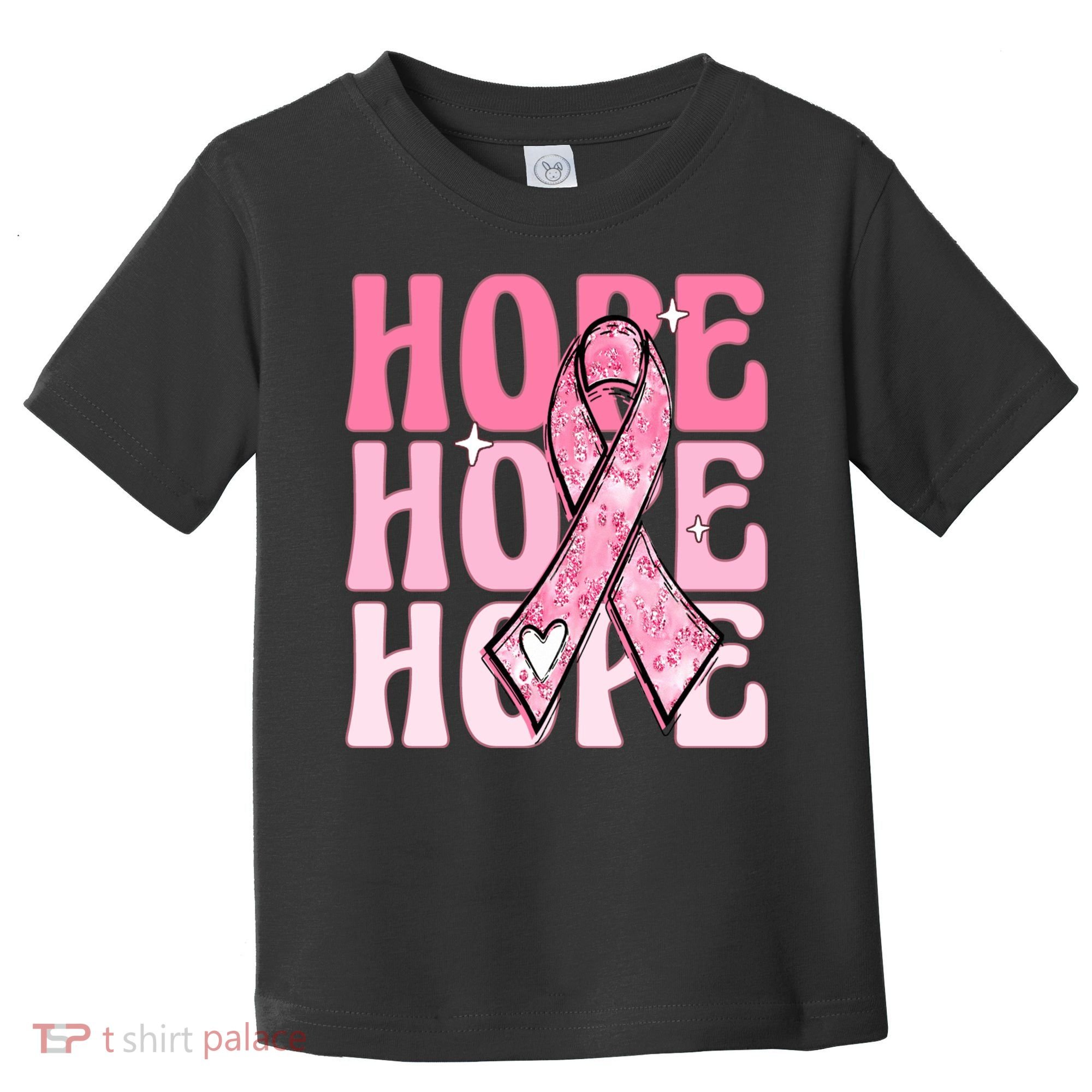 Pink Ribbon Hope Breast Cancer Toddler T-Shirt