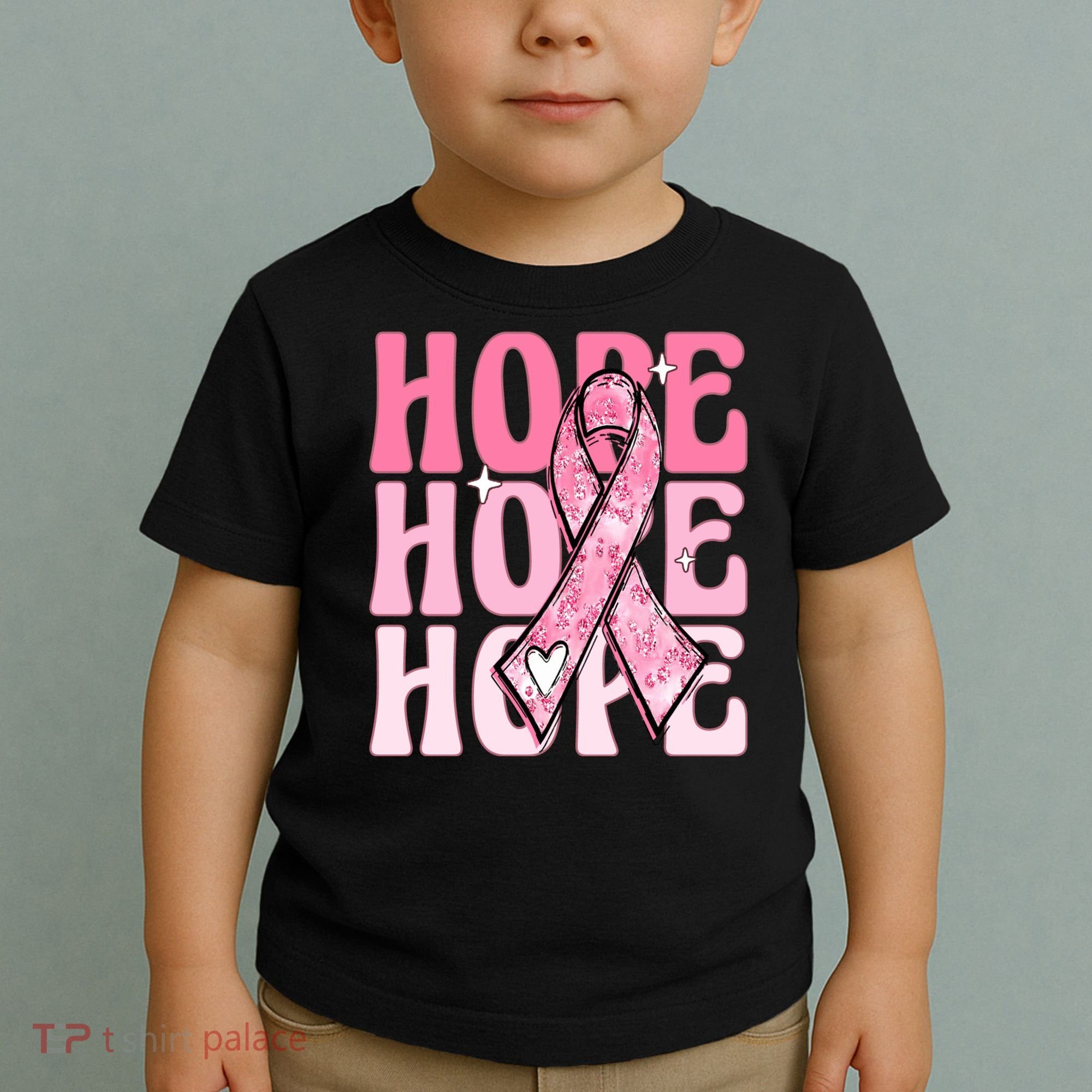 Pink Ribbon Hope Breast Cancer Toddler T-Shirt