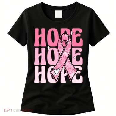 Pink Ribbon Hope Breast Cancer Women's T-Shirt