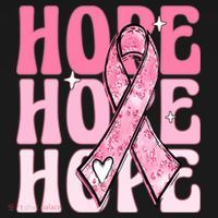 Pink Ribbon Hope Breast Cancer Women's T-Shirt thumb 6
