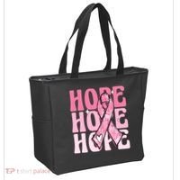 Pink Ribbon Hope Breast Cancer Tote Bag thumb 2